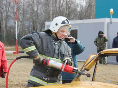 Проведен финальный этап соревнований по проведению аварийно-спасательных работ при ликвидации последствий ДТП