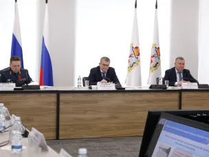 Заседание  комиссии по предупреждению и ликвидации чрезвычайных ситуаций и обеспечению пожарной безопасности Нижегородской области  23 марта 2025 г.